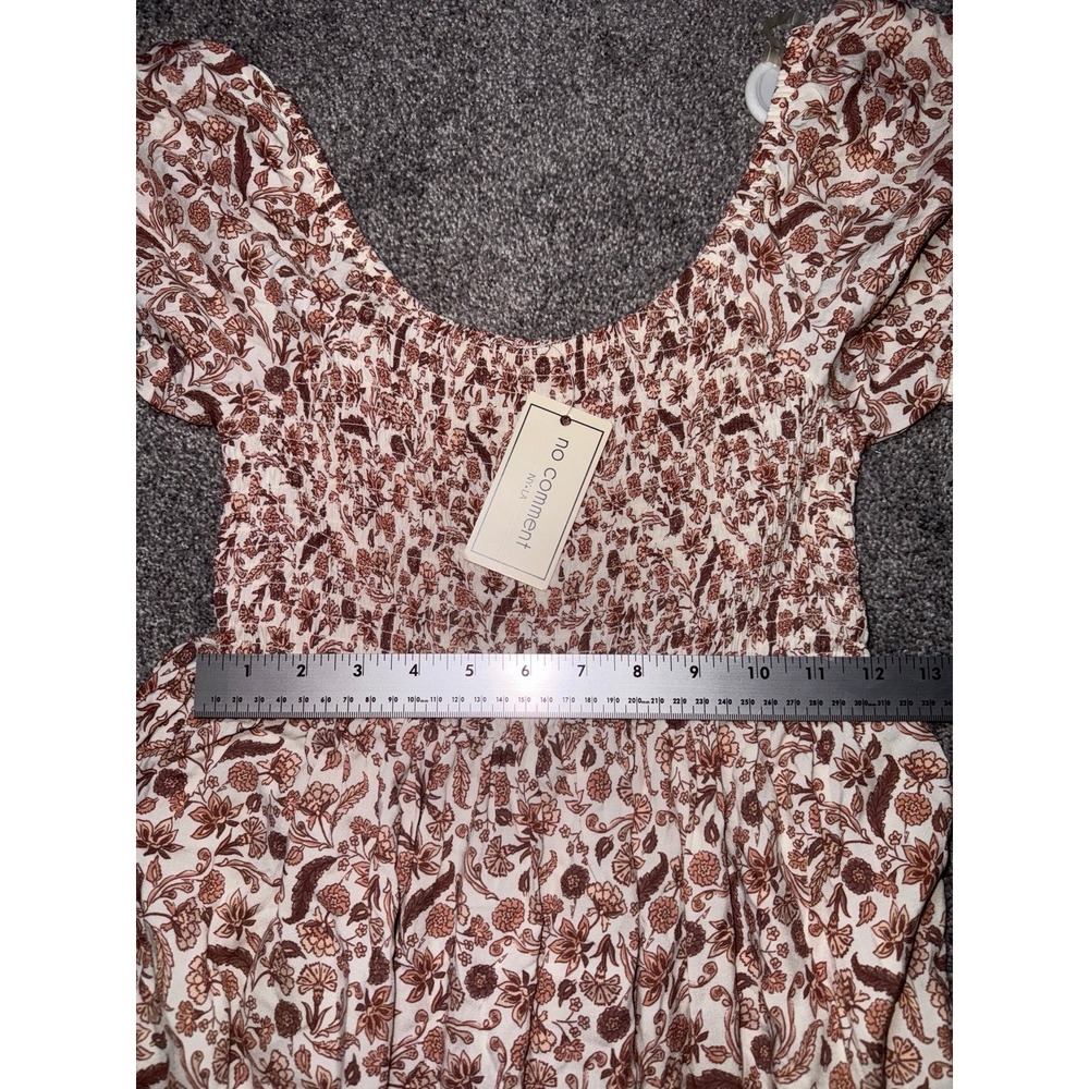 No Comment NY•LA Women's Bohemian Floral MIDI Dress NWT - Picture 8 of 12